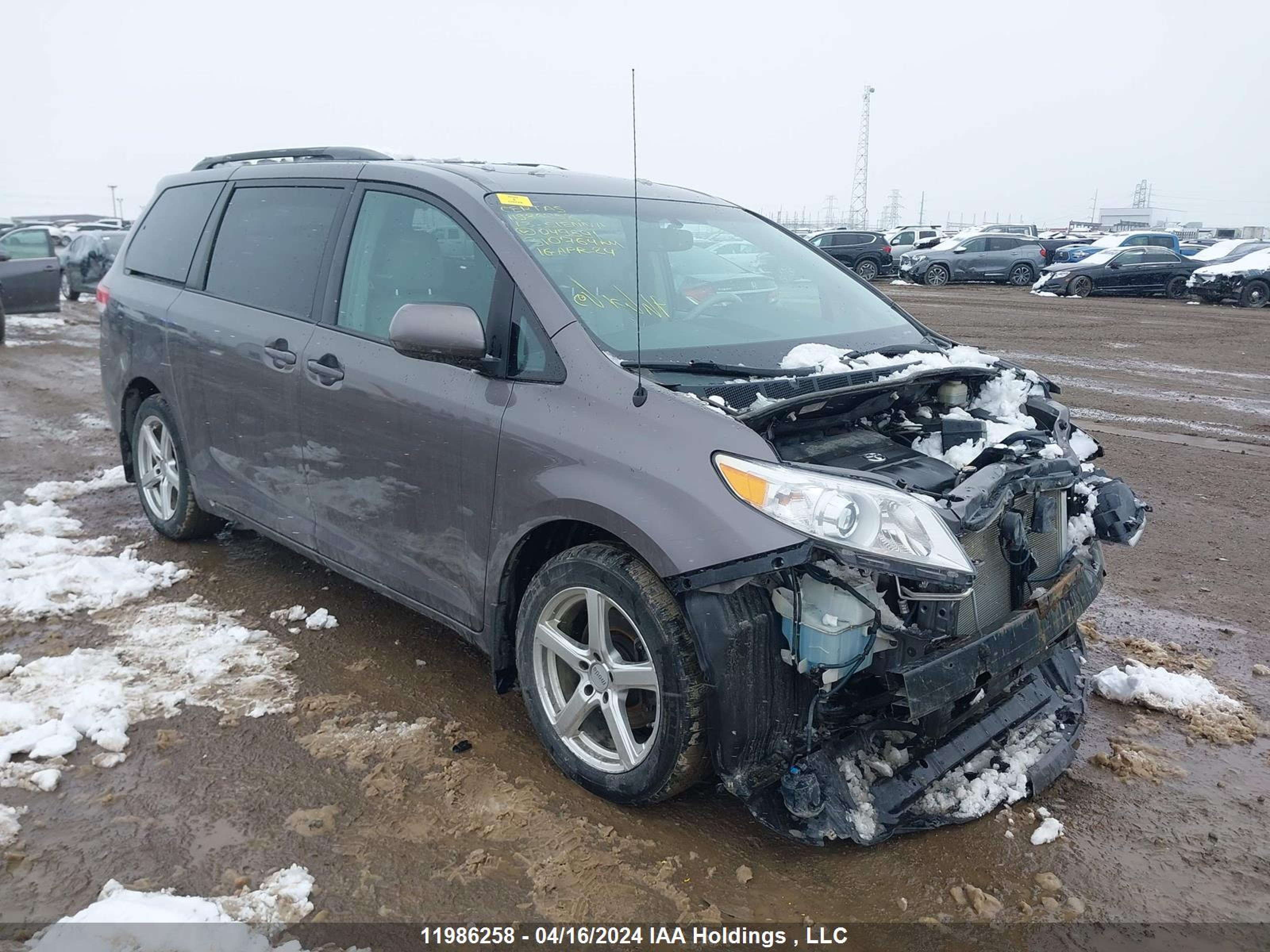 TOYOTA SIENNA 2013 5tddk3dc0ds049591