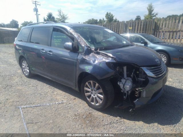 TOYOTA SIENNA 2015 5tddk3dc1fs095434