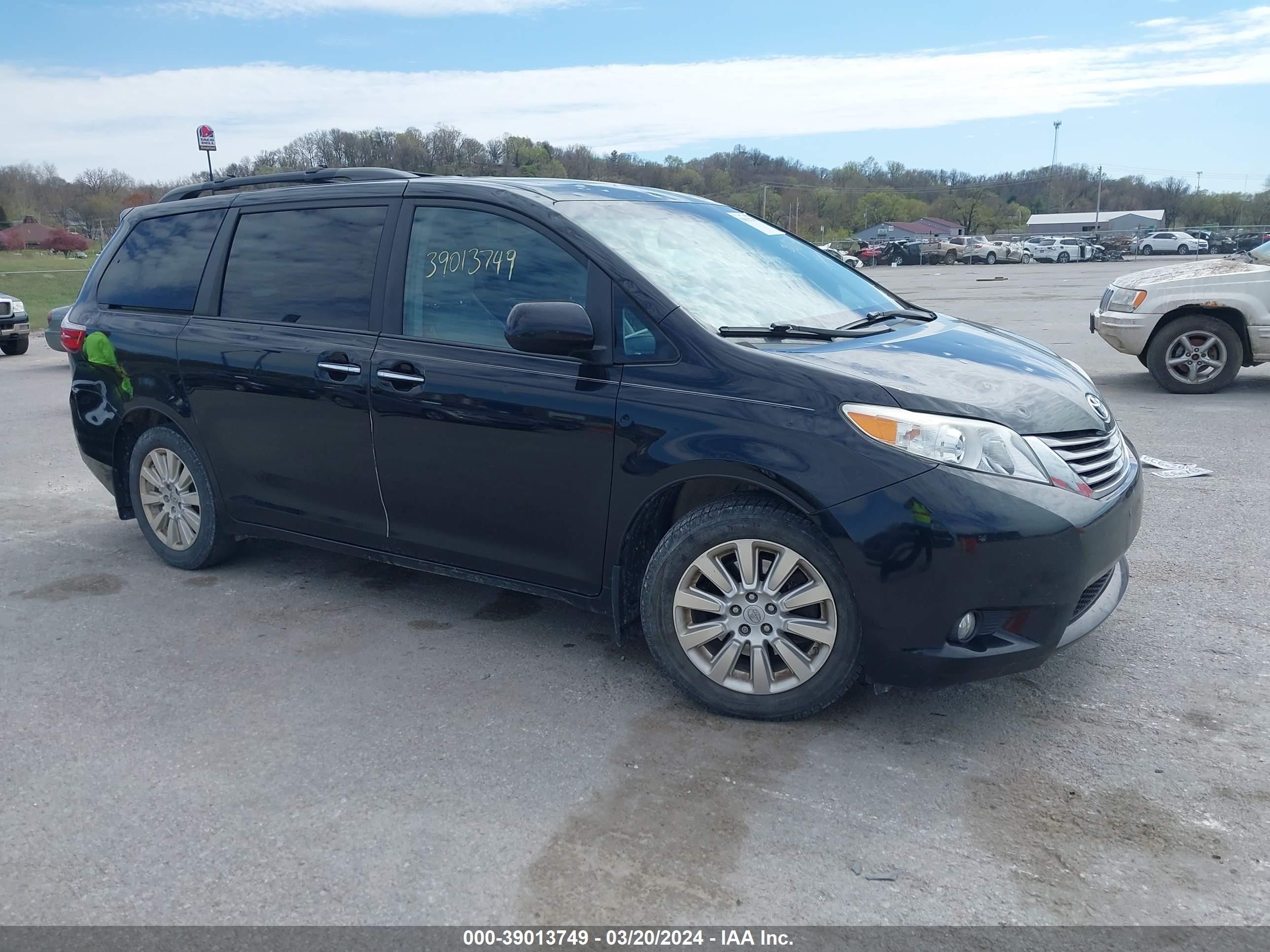 TOYOTA SIENNA 2015 5tddk3dc1fs113494