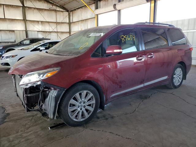 TOYOTA SIENNA XLE 2016 5tddk3dc1gs131897