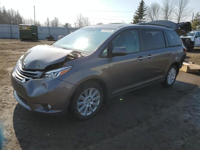 TOYOTA SIENNA XLE 2016 5tddk3dc1gs134119