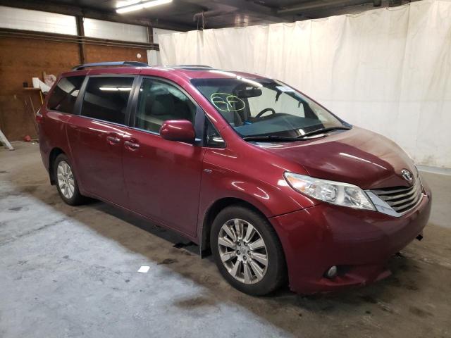 TOYOTA SIENNA XLE 2016 5tddk3dc1gs141152