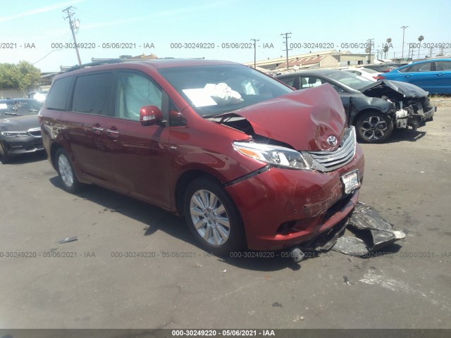 TOYOTA SIENNA 2016 5tddk3dc2gs132217