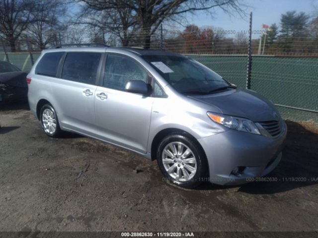 TOYOTA SIENNA 2016 5tddk3dc2gs144397