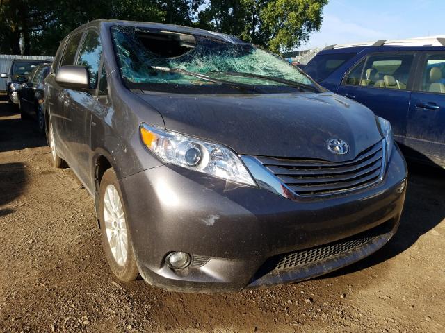 TOYOTA SIENNA XLE 2016 5tddk3dc2gs145968