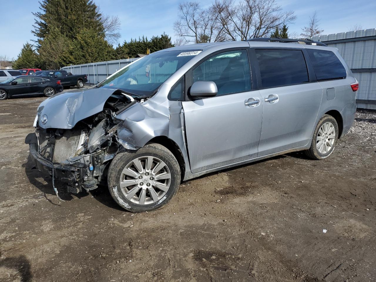 TOYOTA SIENNA 2015 5tddk3dc3fs095676