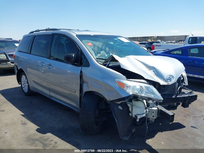 TOYOTA SIENNA 2016 5tddk3dc3gs129889