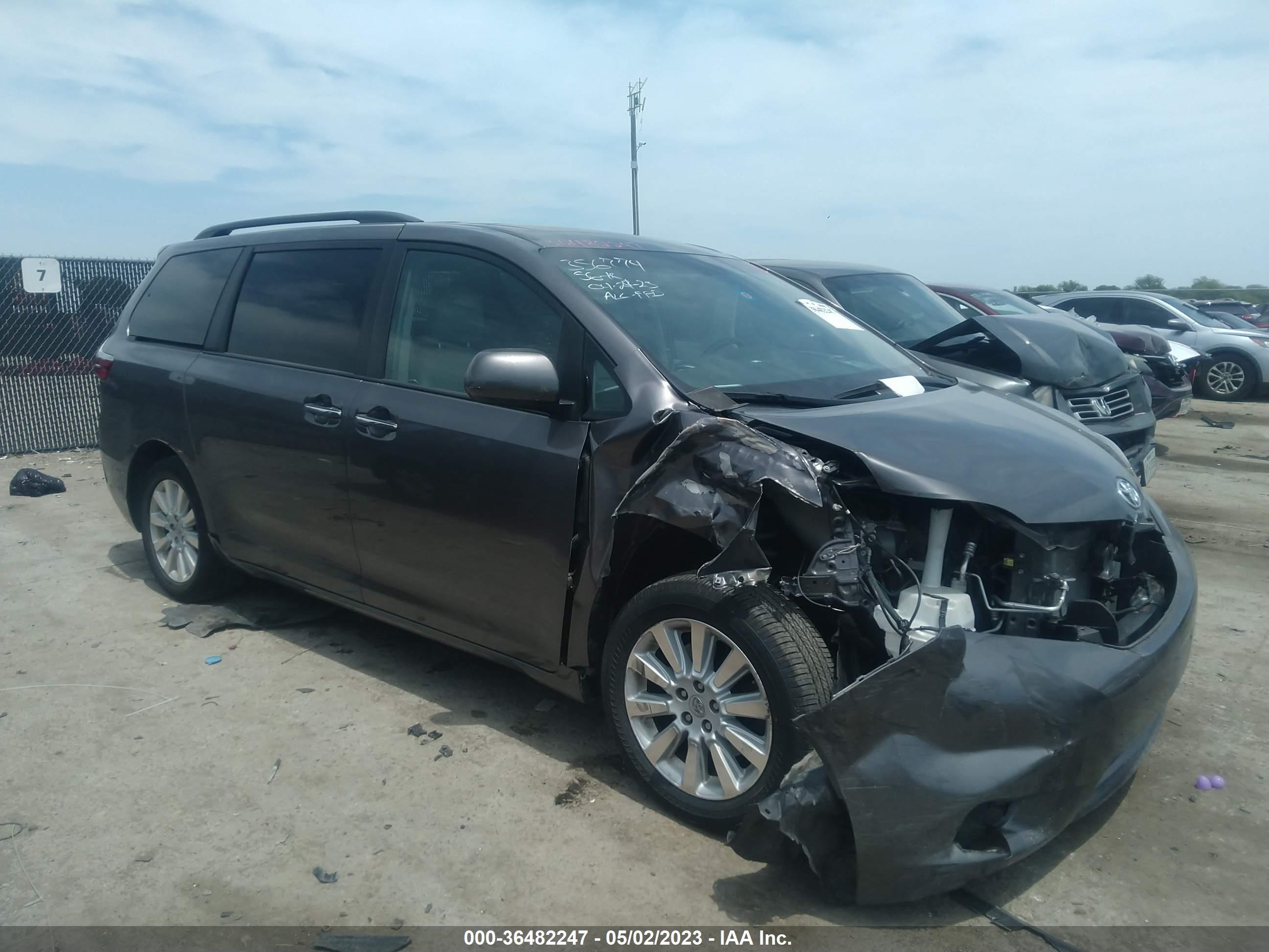 TOYOTA SIENNA 2015 5tddk3dc4fs120097