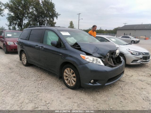 TOYOTA SIENNA 2016 5tddk3dc4gs129867