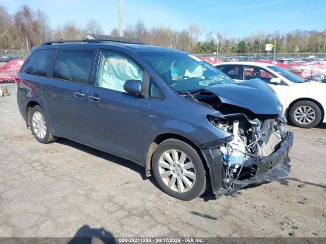 TOYOTA SIENNA 2016 5tddk3dc4gs142909