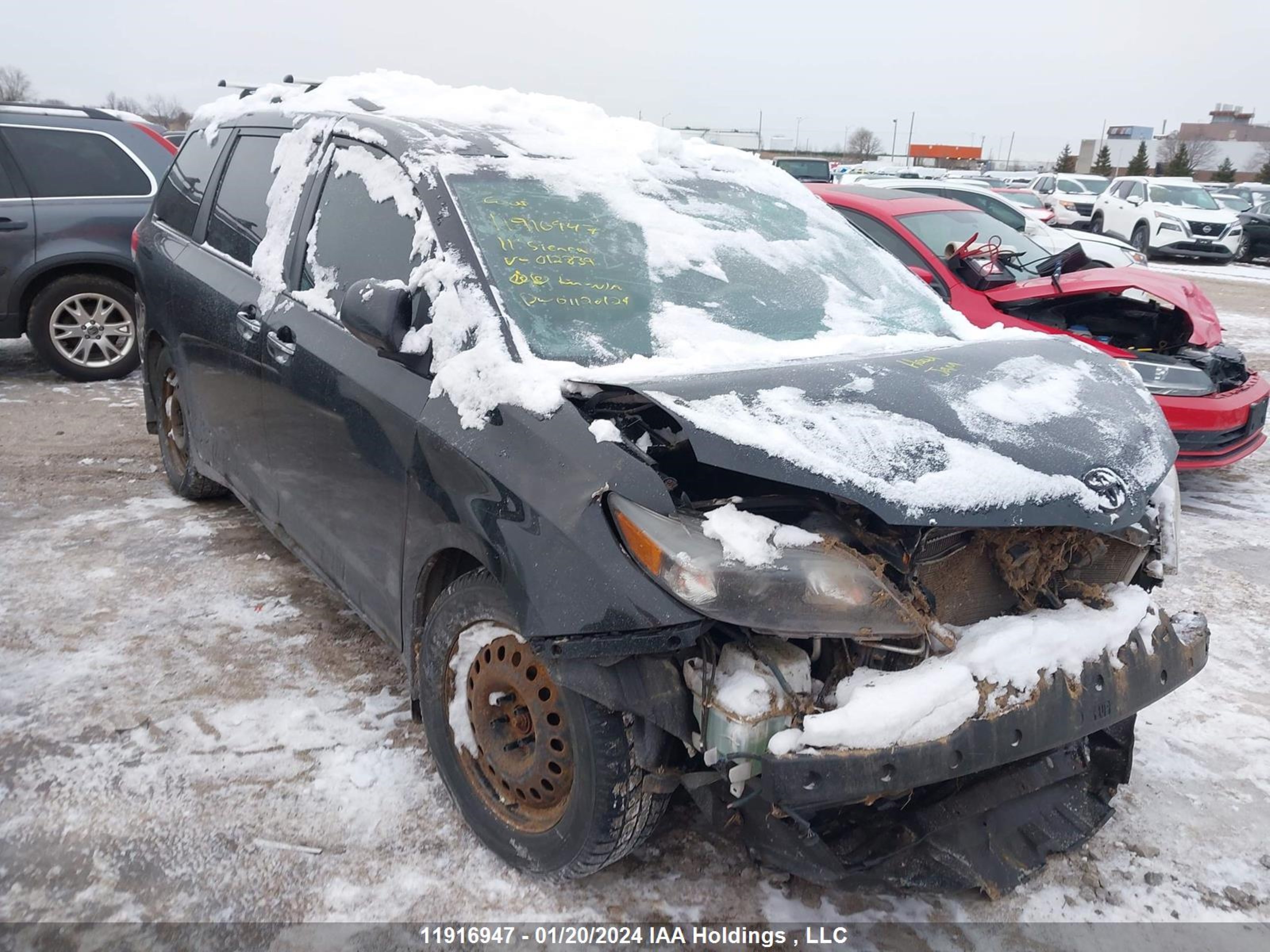 TOYOTA SIENNA 2011 5tddk3dc5bs012839