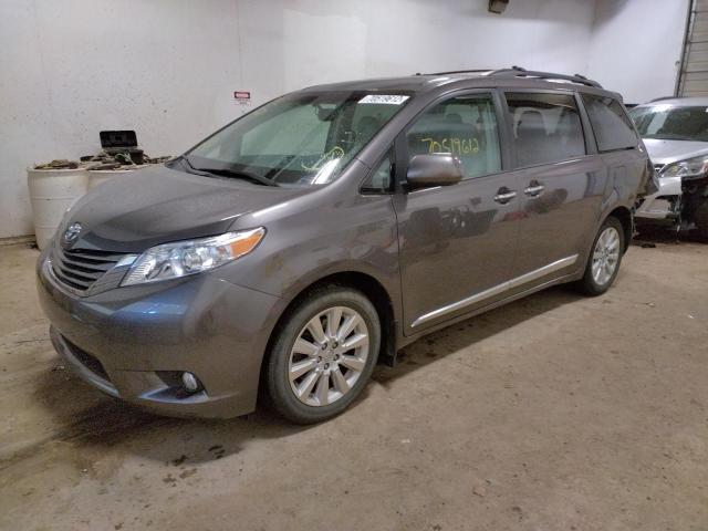 TOYOTA SIENNA XLE 2013 5tddk3dc5ds054320