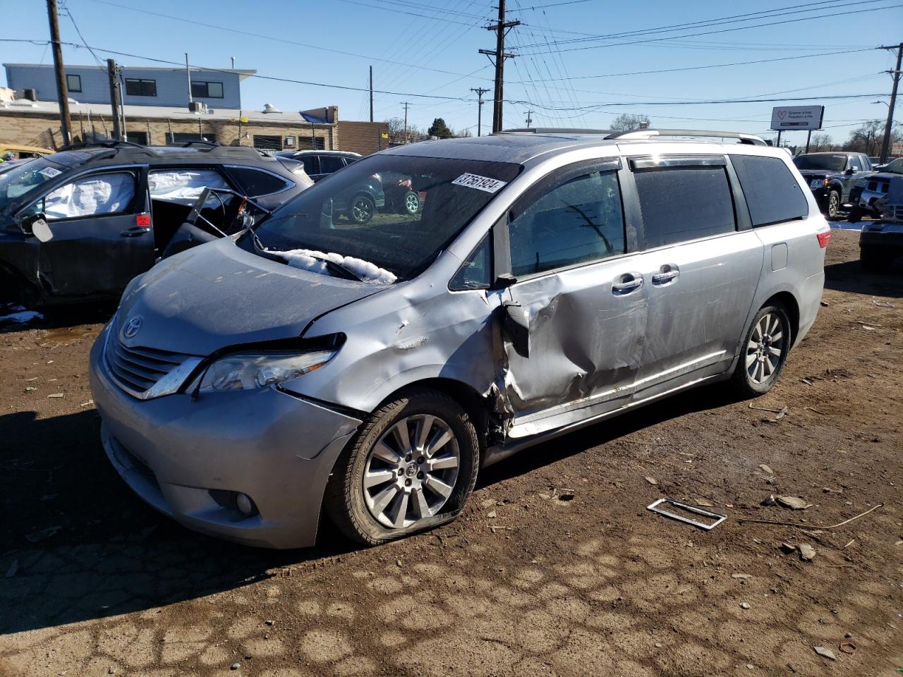 TOYOTA SIENNA 2015 5tddk3dc5fs102501