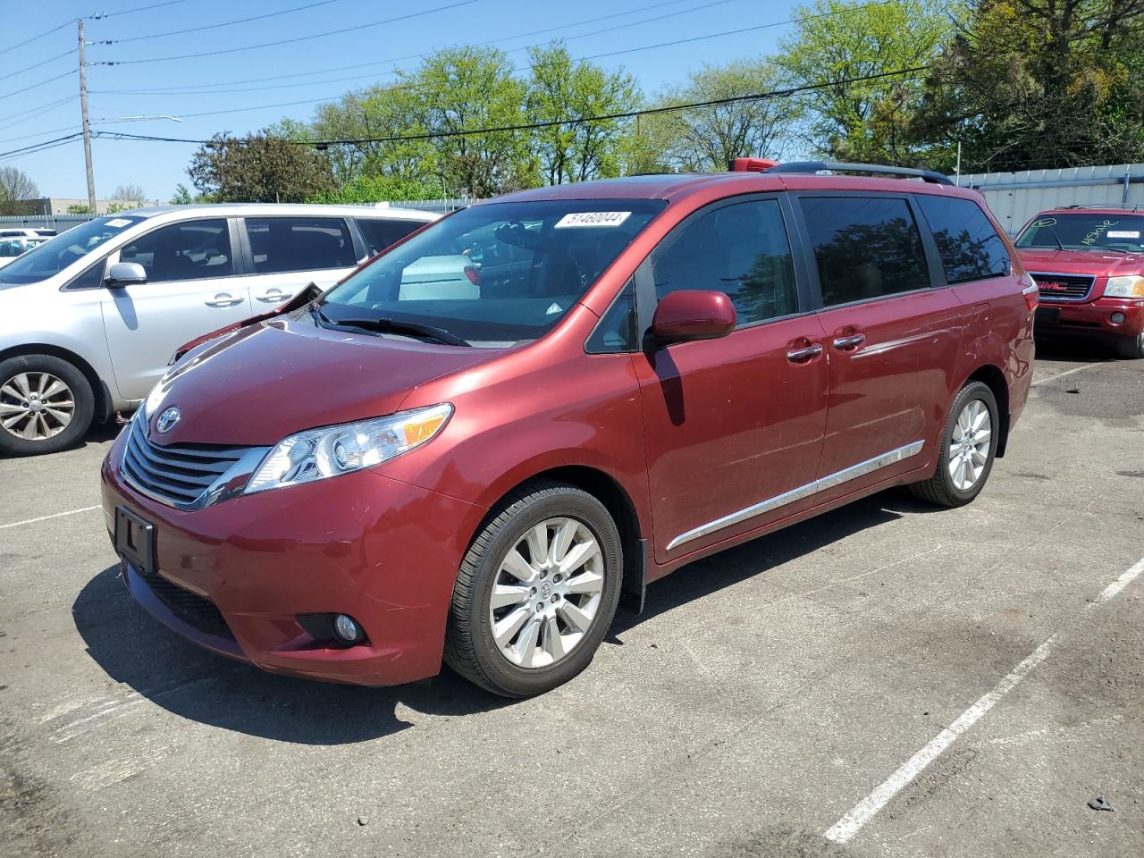 TOYOTA SIENNA 2015 5tddk3dc5fs118326