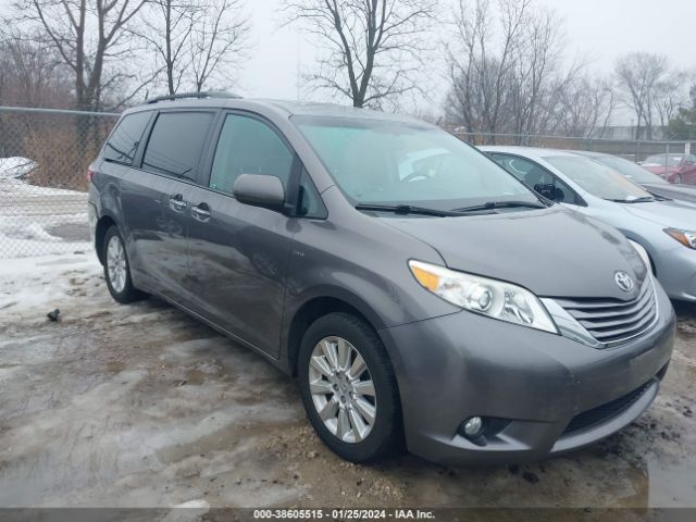 TOYOTA SIENNA 2016 5tddk3dc5gs133040