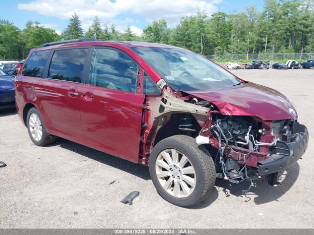 TOYOTA SIENNA 2016 5tddk3dc5gs141963