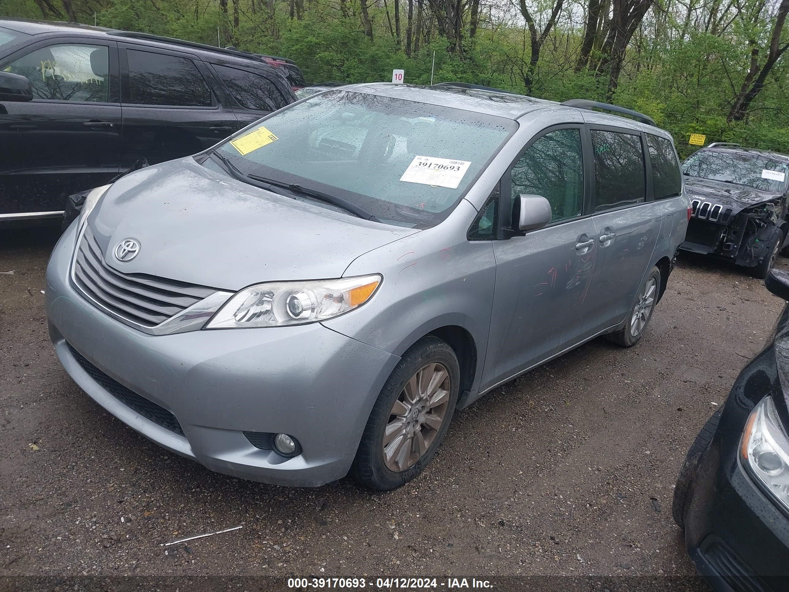 TOYOTA SIENNA 2015 5tddk3dc6fs094702