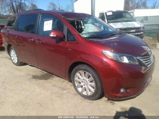 TOYOTA SIENNA 2016 5tddk3dc6gs135444