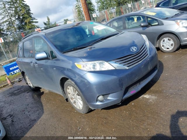 TOYOTA SIENNA 2016 5tddk3dc7gs137431