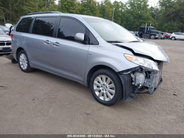 TOYOTA SIENNA 2016 5tddk3dc7gs139695