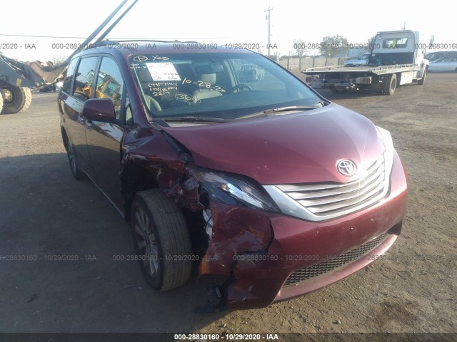 TOYOTA SIENNA 2015 5tddk3dc8fs099299