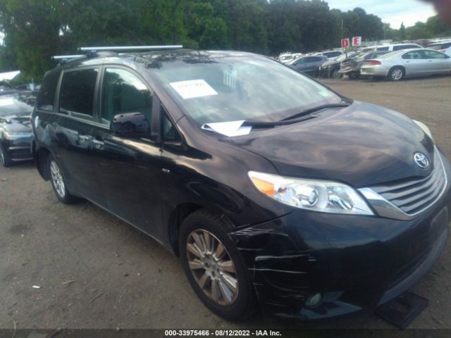 TOYOTA SIENNA 2016 5tddk3dc8gs132562