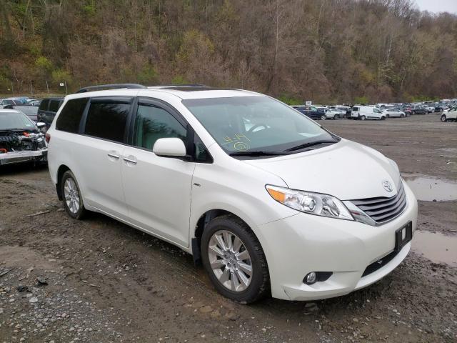 TOYOTA SIENNA XLE 2016 5tddk3dc8gs139141