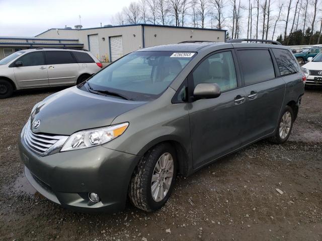 TOYOTA SIENNA XLE 2011 5tddk3dc9bs008454