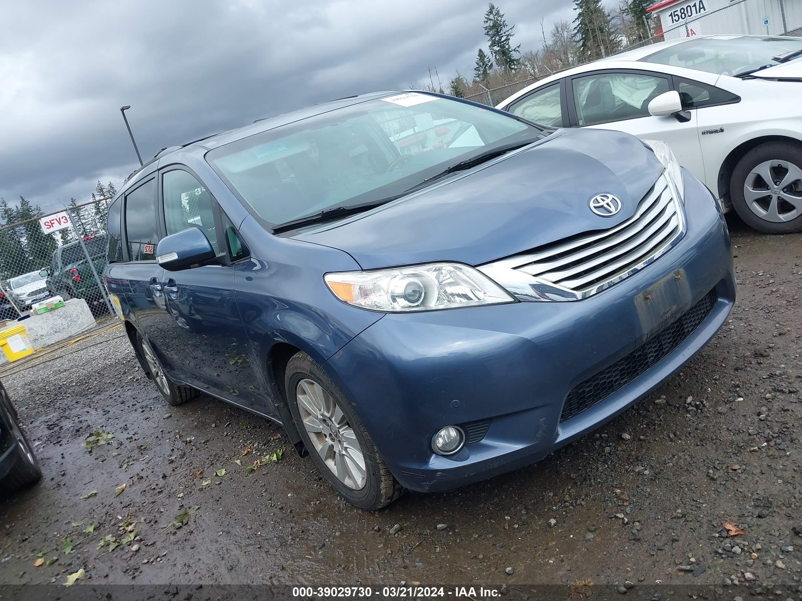 TOYOTA SIENNA 2014 5tddk3dc9es091565