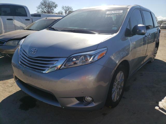 TOYOTA SIENNA XLE 2015 5tddk3dc9fs127062