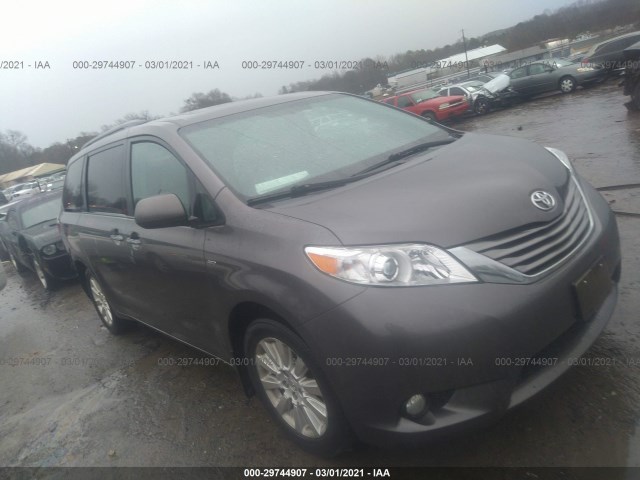 TOYOTA SIENNA 2016 5tddk3dc9gs133722