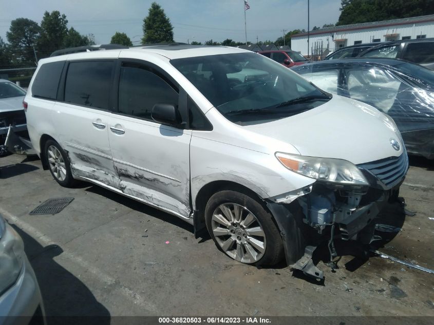 TOYOTA SIENNA 2013 5tddk3dcxds058170