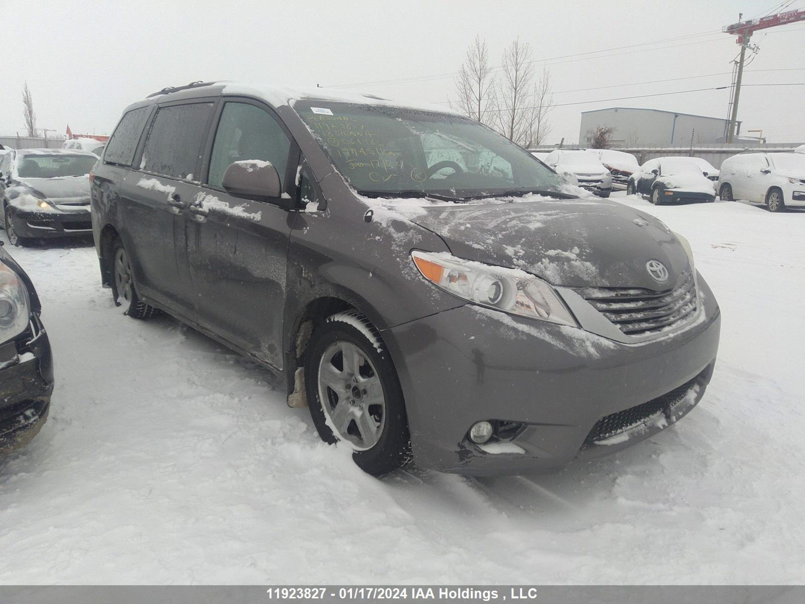 TOYOTA SIENNA 2013 5tddk3dcxds064986