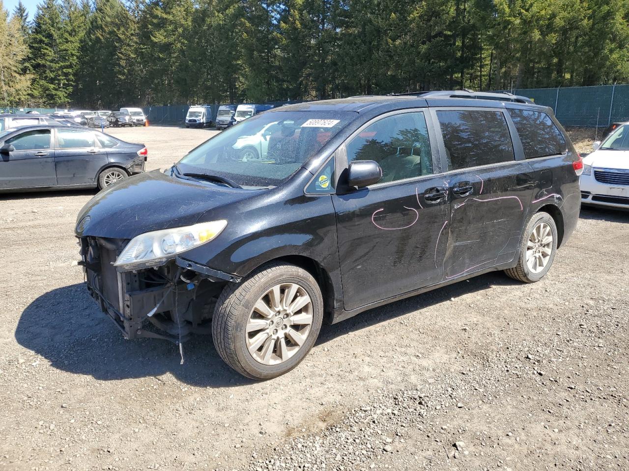 TOYOTA SIENNA 2014 5tddk3dcxes078355