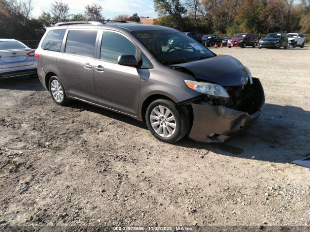 TOYOTA SIENNA 2016 5tddk3dcxgs135687