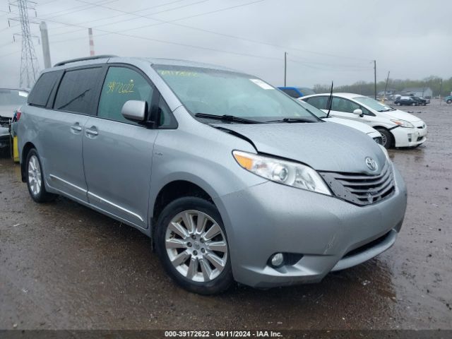 TOYOTA SIENNA 2016 5tddk3dcxgs139058