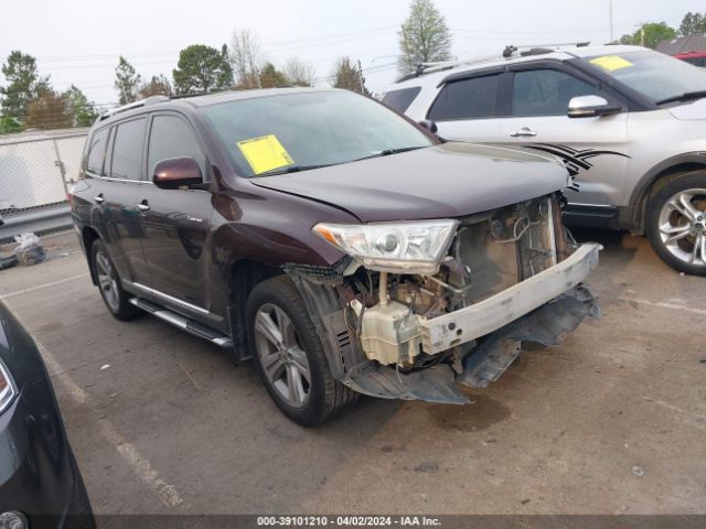 TOYOTA HIGHLANDER 2012 5tddk3eh0cs105487