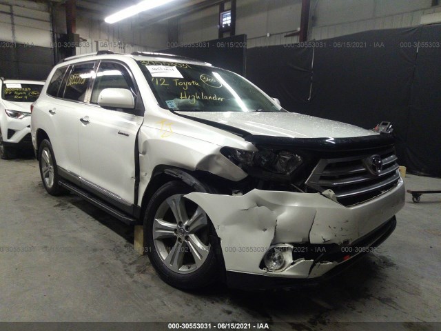 TOYOTA HIGHLANDER 2012 5tddk3eh0cs132589