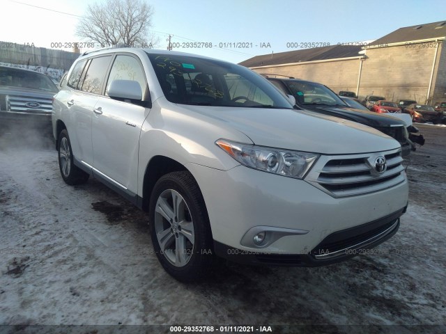 TOYOTA HIGHLANDER 2012 5tddk3eh0cs141468