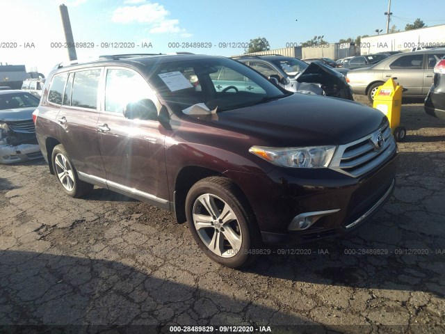 TOYOTA HIGHLANDER 2012 5tddk3eh0cs161848