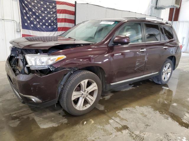 TOYOTA HIGHLANDER 2013 5tddk3eh0ds178232