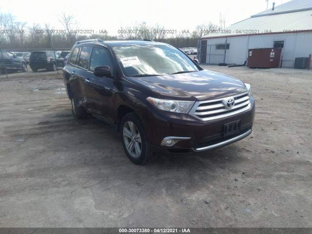 TOYOTA HIGHLANDER 2013 5tddk3eh0ds195547