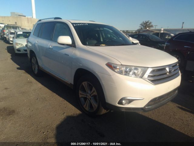 TOYOTA HIGHLANDER 2013 5tddk3eh0ds218938