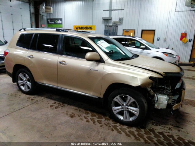 TOYOTA HIGHLANDER 2012 5tddk3eh1cs132164