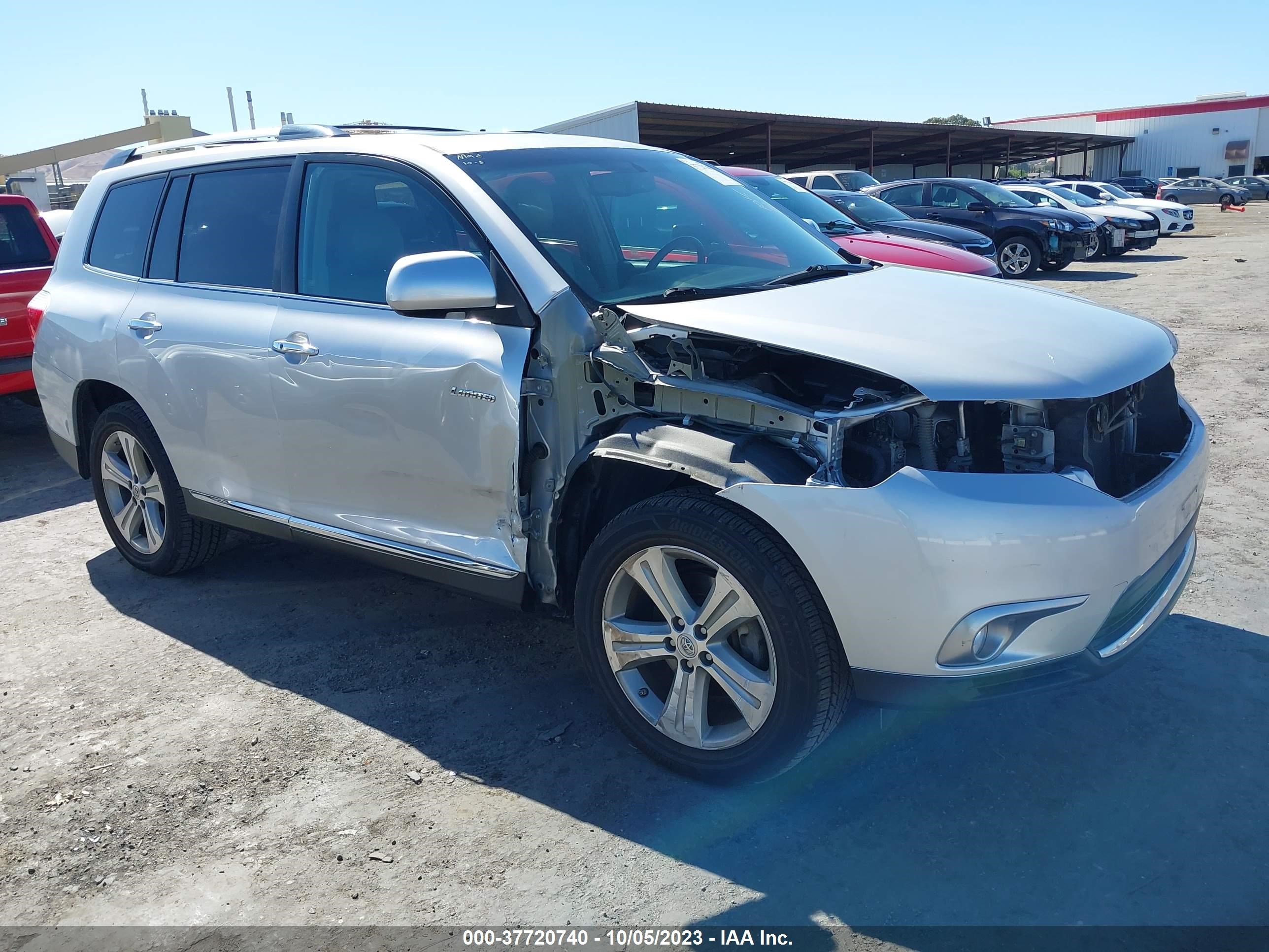 TOYOTA HIGHLANDER 2012 5tddk3eh1cs143083