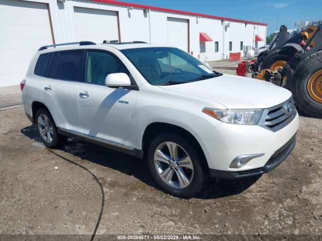 TOYOTA HIGHLANDER 2013 5tddk3eh1ds176988