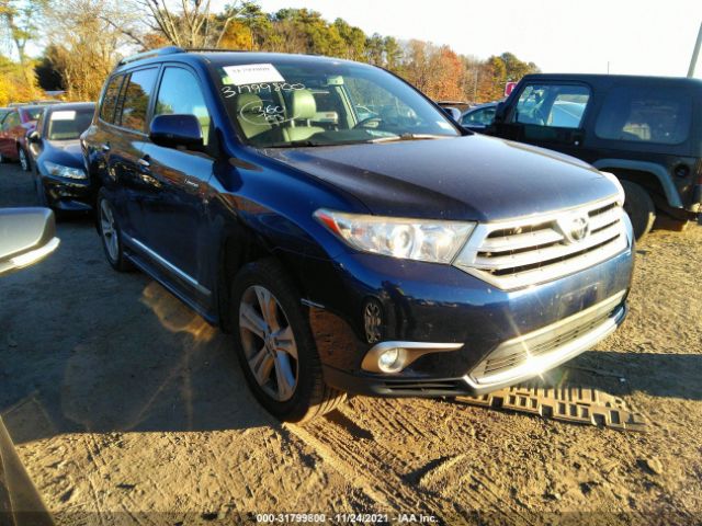 TOYOTA HIGHLANDER 2013 5tddk3eh1ds268697