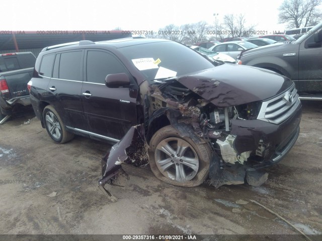 TOYOTA HIGHLANDER 2012 5tddk3eh2cs136241