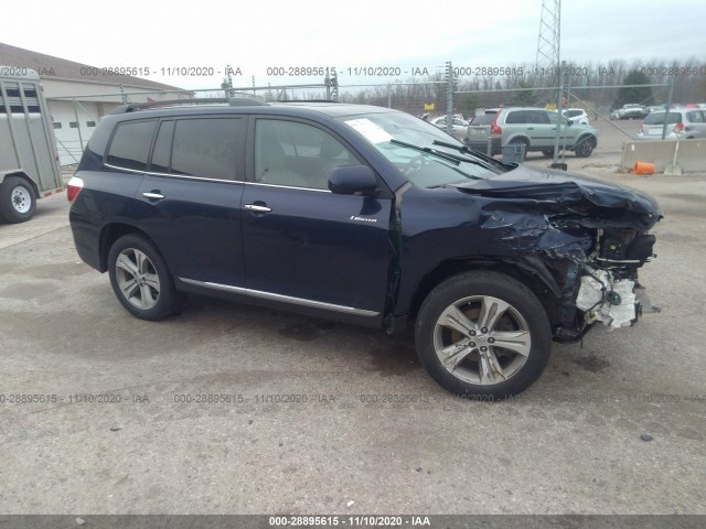 TOYOTA HIGHLANDER 2013 5tddk3eh2ds183593