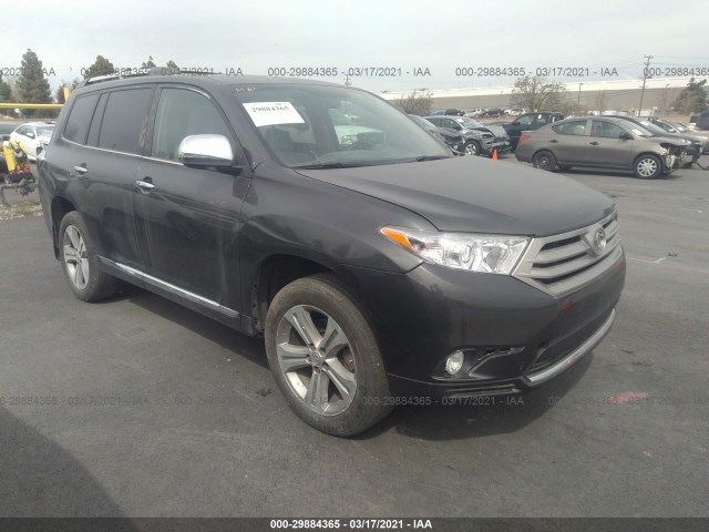 TOYOTA HIGHLANDER 2013 5tddk3eh2ds220836